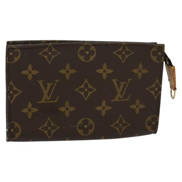 LOUIS VUITTON Monogram Bucket PM Accessory Pouch LV Auth 114014